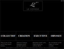 Tablet Screenshot of le-voyage.com